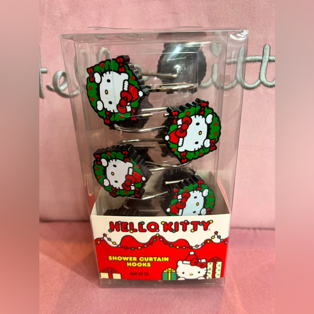 Hello Kitty Shower curtain hooks